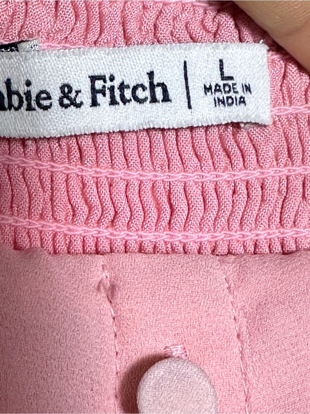 Abercrombie & Fitch Tie-Strap Corset Midi Dress Light Pink L Corset Split - Picture 11 of 14